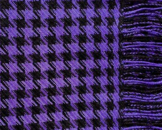 Alpaca Scarf - Baby Alpaca Houndstooth