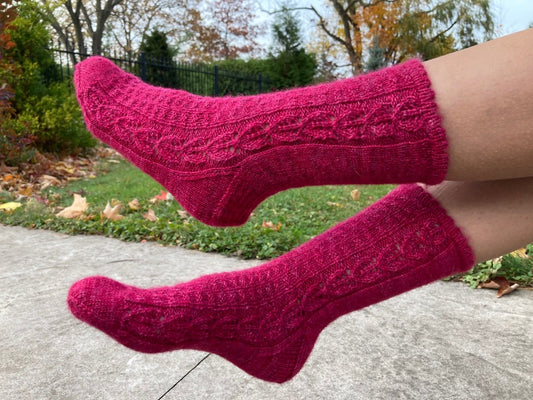 Alpaca Paca Pac - Falling Leaves Socks