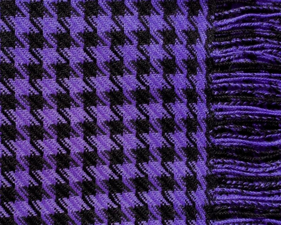 Alpaca Scarf - Baby Alpaca Houndstooth