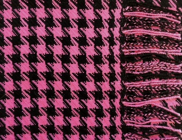 Alpaca Scarf - Baby Alpaca Houndstooth
