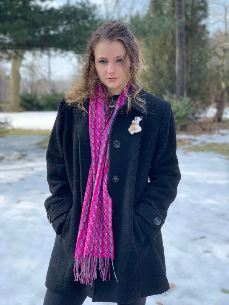 Alpaca Scarf - Baby Alpaca Jewel Weave