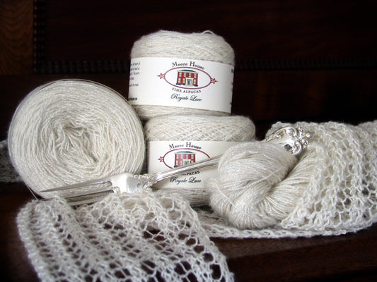 Fil d'alpaga – Dentelle Royale, Naturel