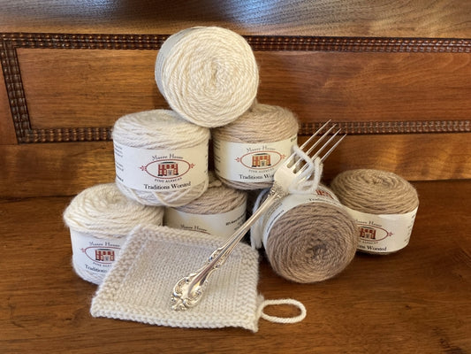 Laine d'alpaga – Traditions Worsted, Naturelle