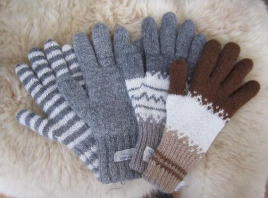 Gants en Alpaga - Réversibles Faits Main